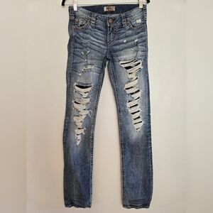 1921 WESTERN GLOVE WORKS DISTRESSED JEANS!